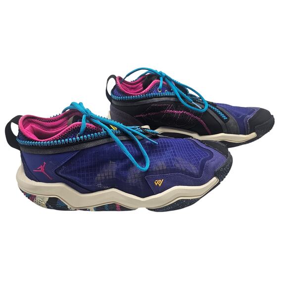 Nike Jordan Why Not Zer0.6 Bright Concord Basketball Shoes Men's Size 11 - Picture 1 of 13